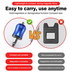 Aluminum Alloy Magnetic Bit Magnetizer/Demagnetizer | Strong Magnetic Screwdriver Bit Holder & Enhancer
