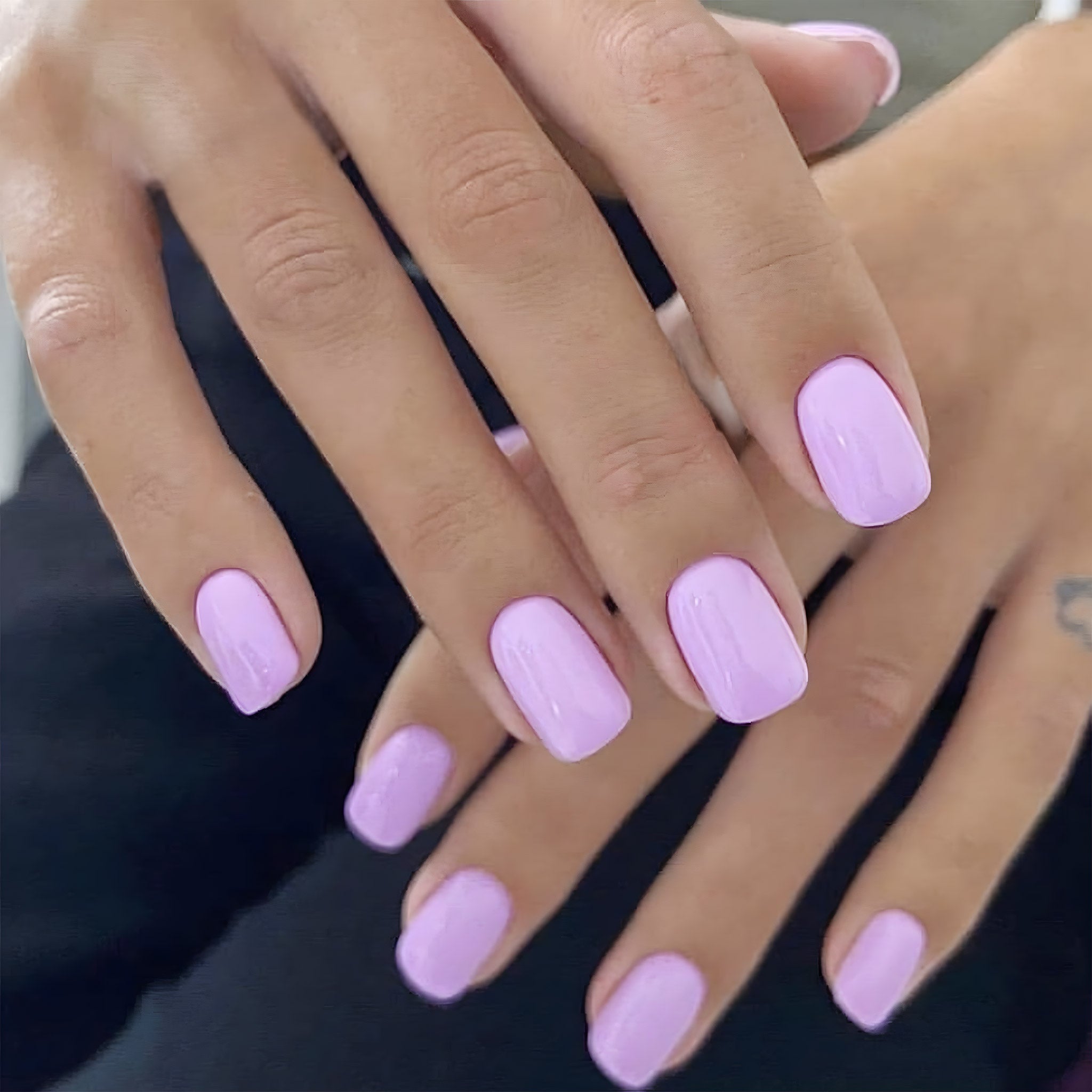 Solid Color Short Press-On Nails