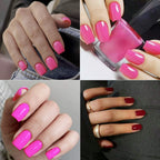 Solid Color Short Press-On Nails