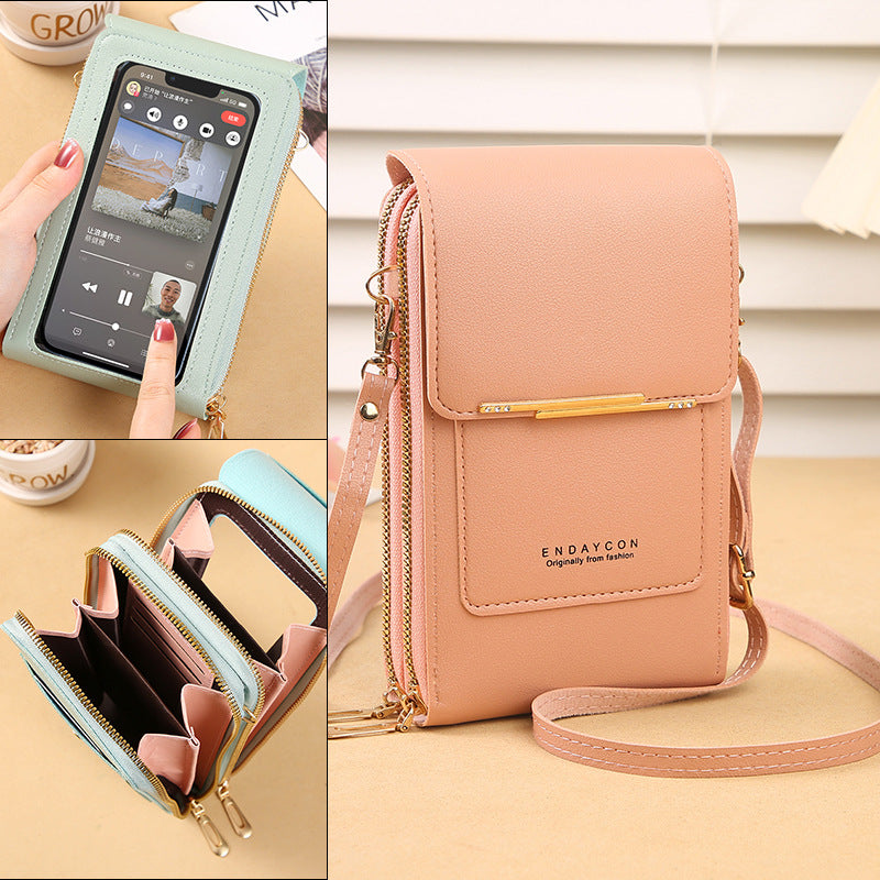 Women's Touchscreen Crossbody Phone Bag | Cute Mini Crossbody Purse for Phone, Keys & Essentials