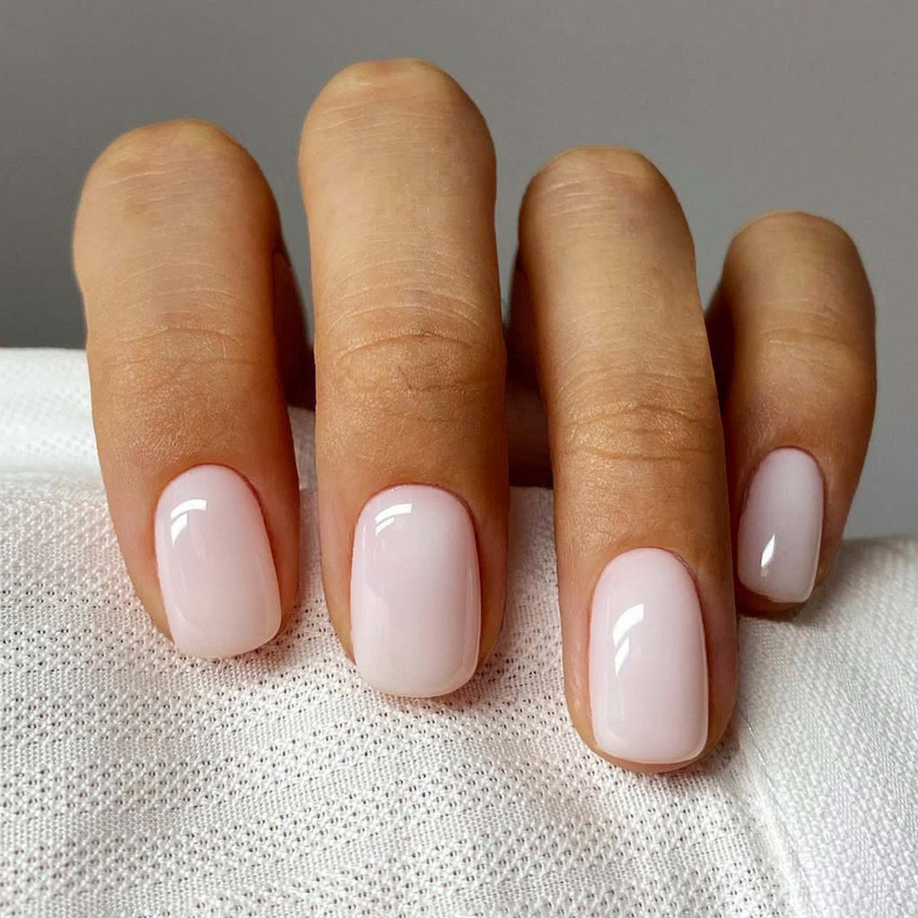 Solid Color Short Press-On Nails