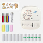 Mini Portable Thermal Printer for Students | Inkless Bluetooth Label & Photo Printer for Notes & Study