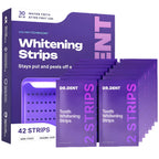Dr. Dent Purple Teeth Whitening Enamel-Care Cleaning Strips
