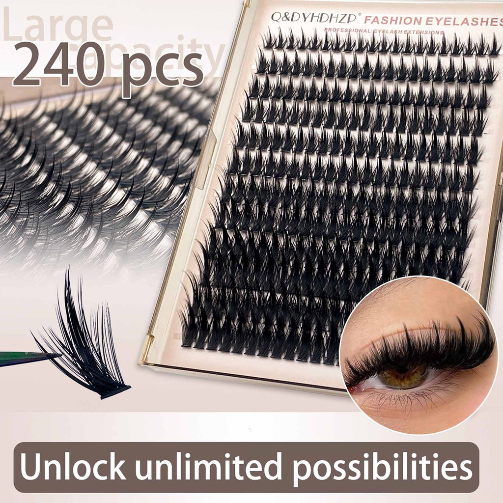 Individual Cluster Segment Eyelashes