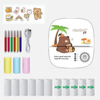 Mini Portable Thermal Printer for Students | Inkless Bluetooth Label & Photo Printer for Notes & Study