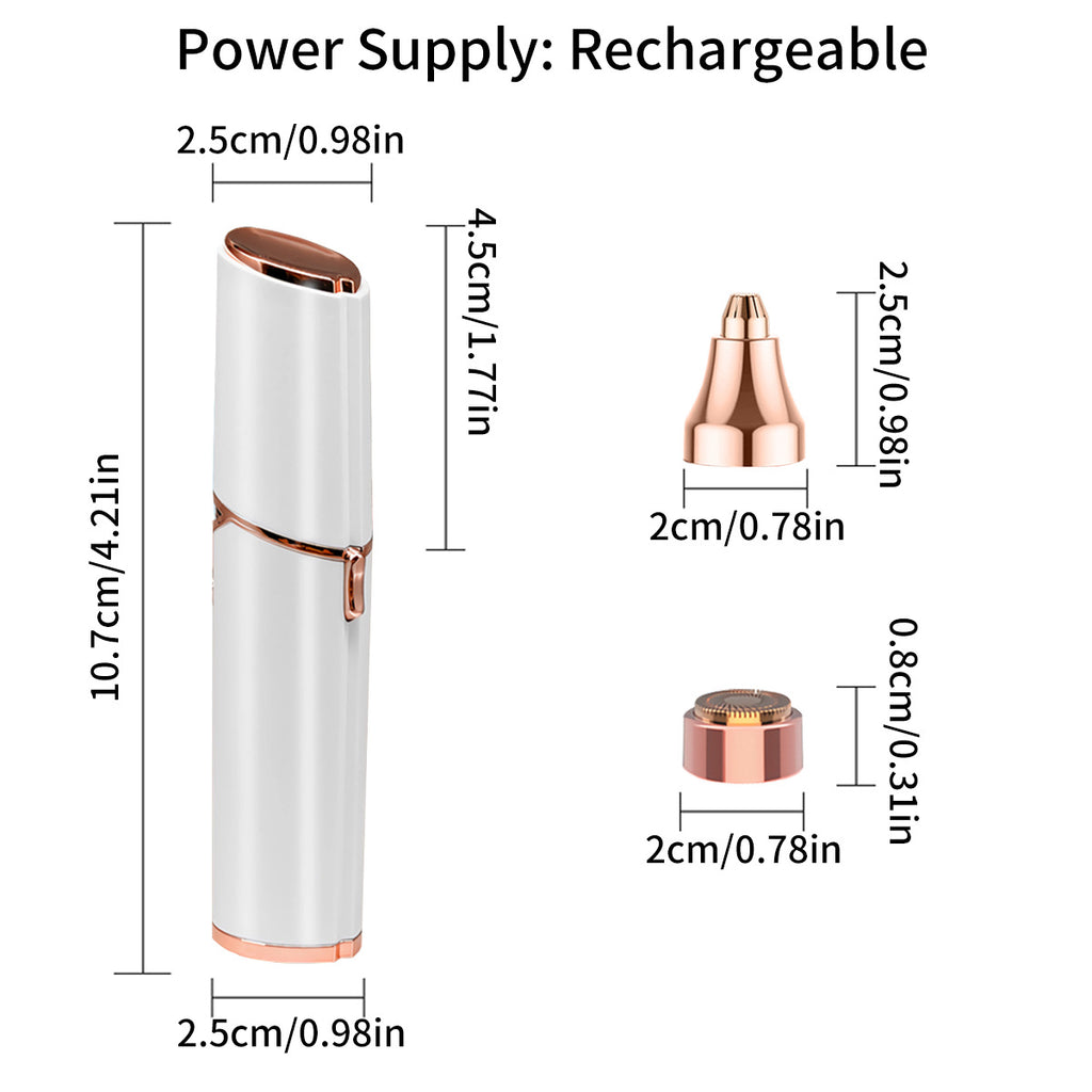 Women’s 2-in-1 Electric Eyebrow Trimmer | Precision Shaver & Facial Hair Remover Grooming Device