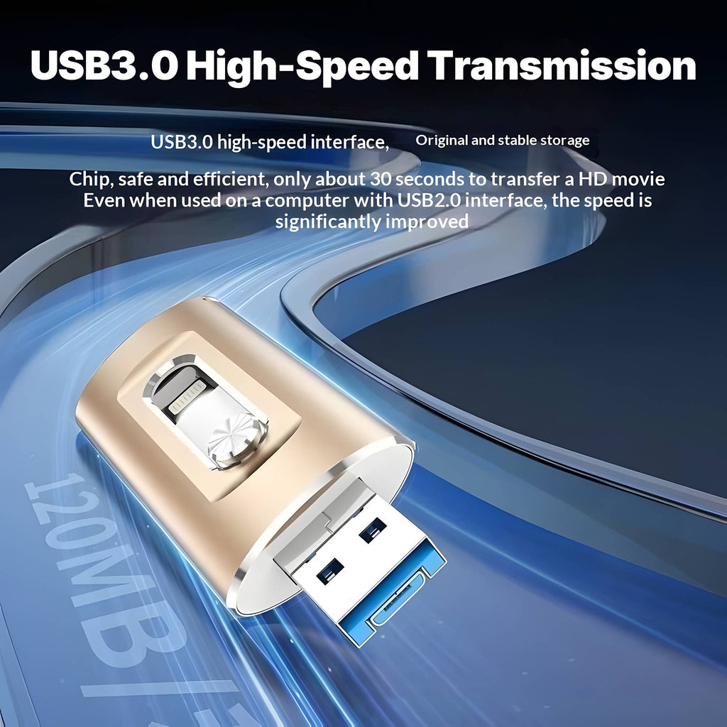High-capacity USB flash drive for both mobile phones and computers
