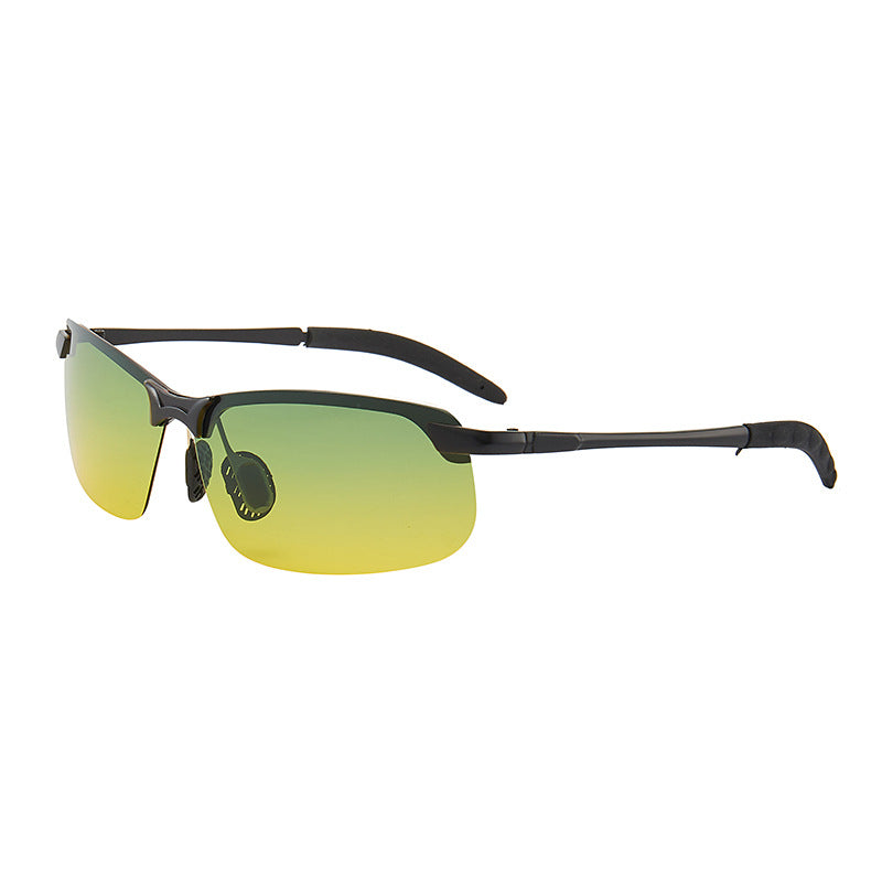 Men’s Smart Photochromic Polarized Sunglasses | Day & Night Driving & Fishing UV Protection Eyewear