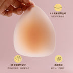 7 Colors Triangle Silicone Bra Pads (8–10 cm) | Waterproof Adhesive Nipple Covers for Bikini & Swimwear | Invisible Breast Pasties
