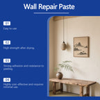 Jakehoe Wall Care Kit: Home Wall Stains & Graffiti Renovation, Paint Peeling & Crack Repair Cream