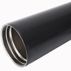 304 Stainless Steel Insulated Coffee Tumbler with Straw | Double Wall Vacuum Car Travel Mug with Gold Rim
