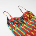 Women's Summer Printed Spaghetti Strap Dress | Elegant Fashion Sleeveless Sundress