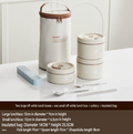 Stainless Steel Lunch Box Set (3-Pack)