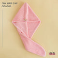 Women’s Thick Coral Fleece Hair Drying Towel Cap | Ultra Absorbent Quick-Dry Bath Turban | Anti-Shedding Hair Wrap