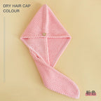 Women’s Thick Coral Fleece Hair Drying Towel Cap | Ultra Absorbent Quick-Dry Bath Turban | Anti-Shedding Hair Wrap