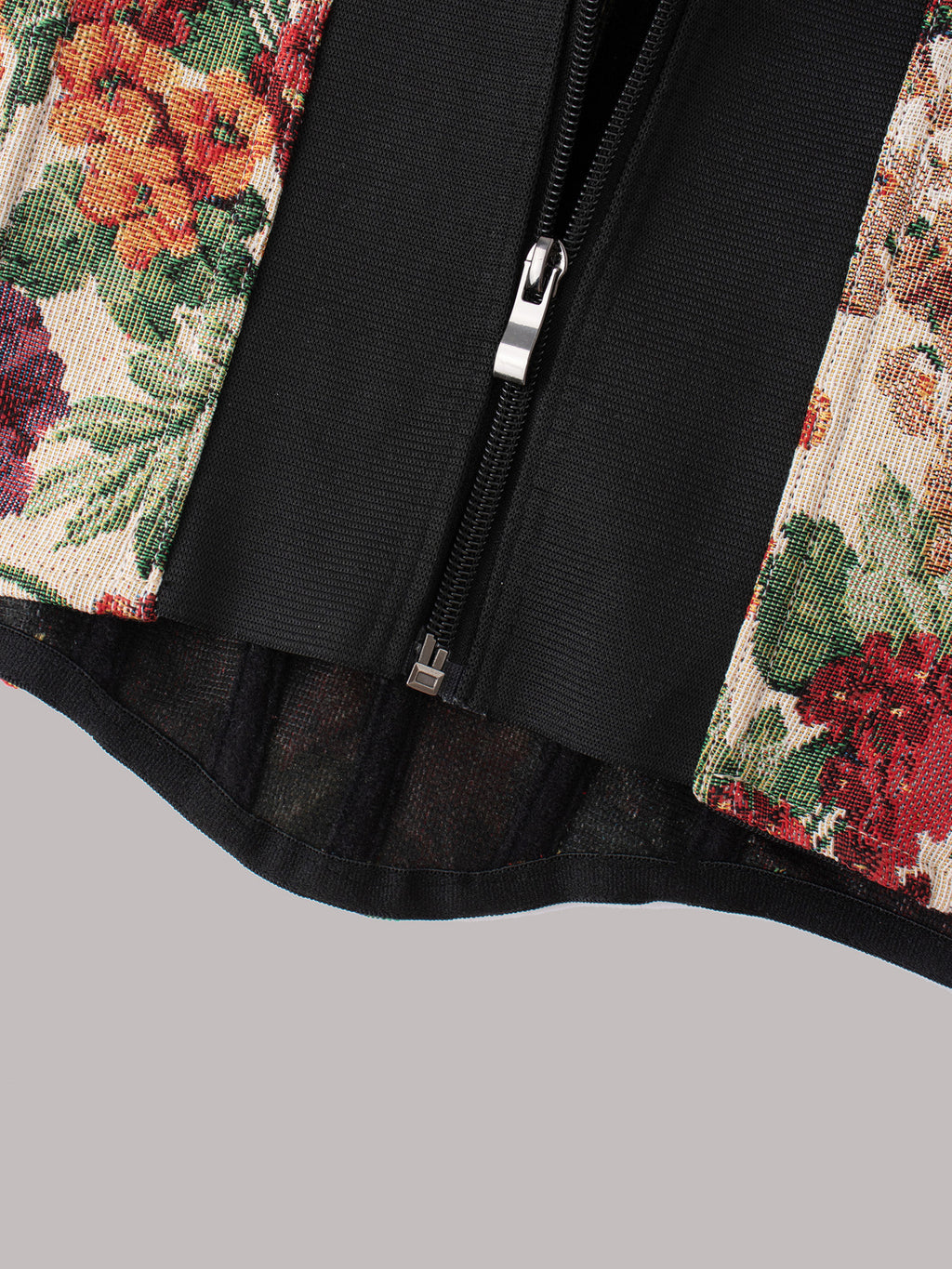 Women’s Floral Boned Corset Top | Slimming Waist Shapewear Bustier Camisole | Fashion Outerwear Crop Top