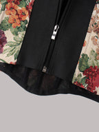 Women’s Floral Boned Corset Top | Slimming Waist Shapewear Bustier Camisole | Fashion Outerwear Crop Top