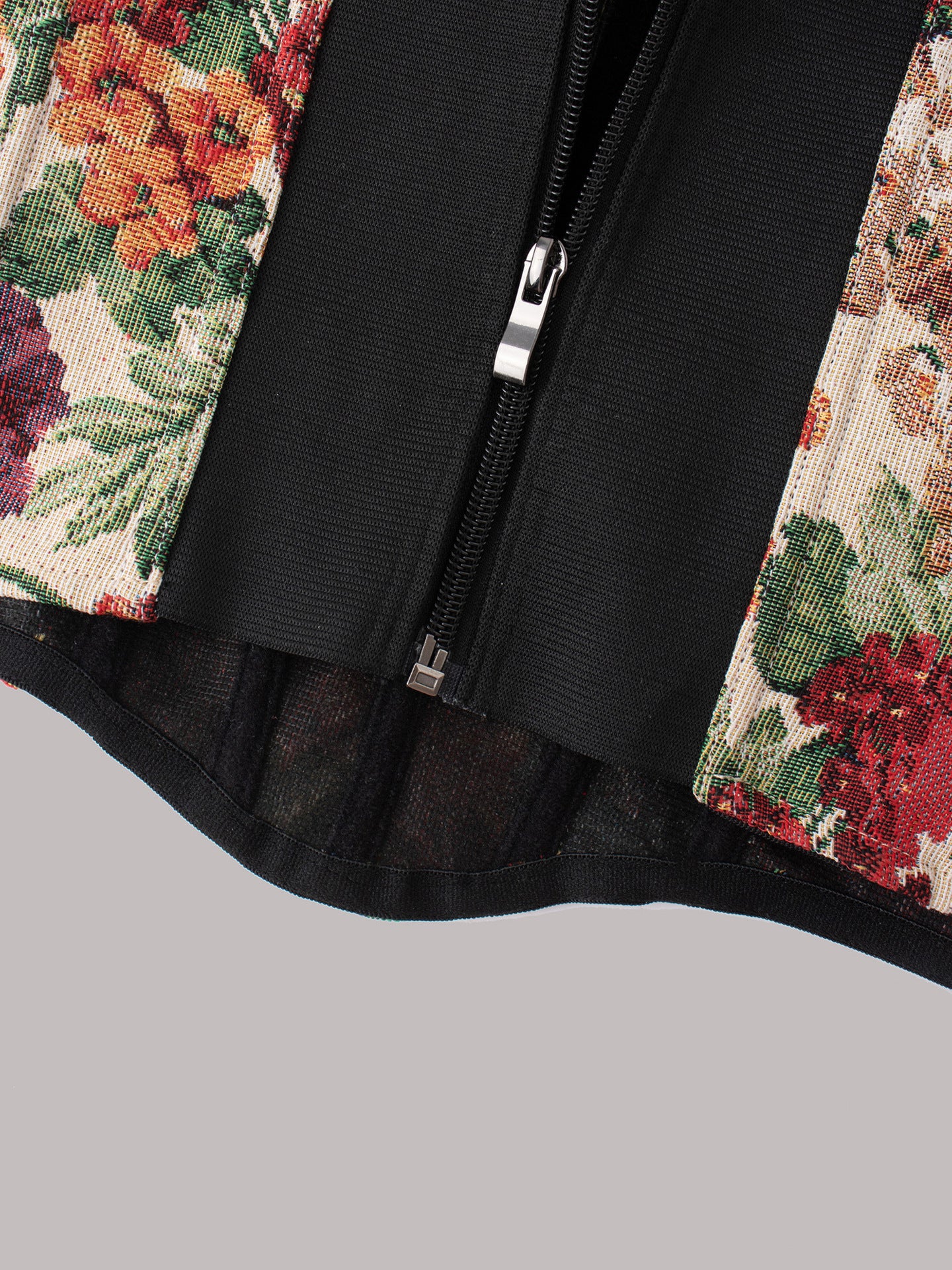 Women’s Floral Boned Corset Top | Slimming Waist Shapewear Bustier Camisole | Fashion Outerwear Crop Top