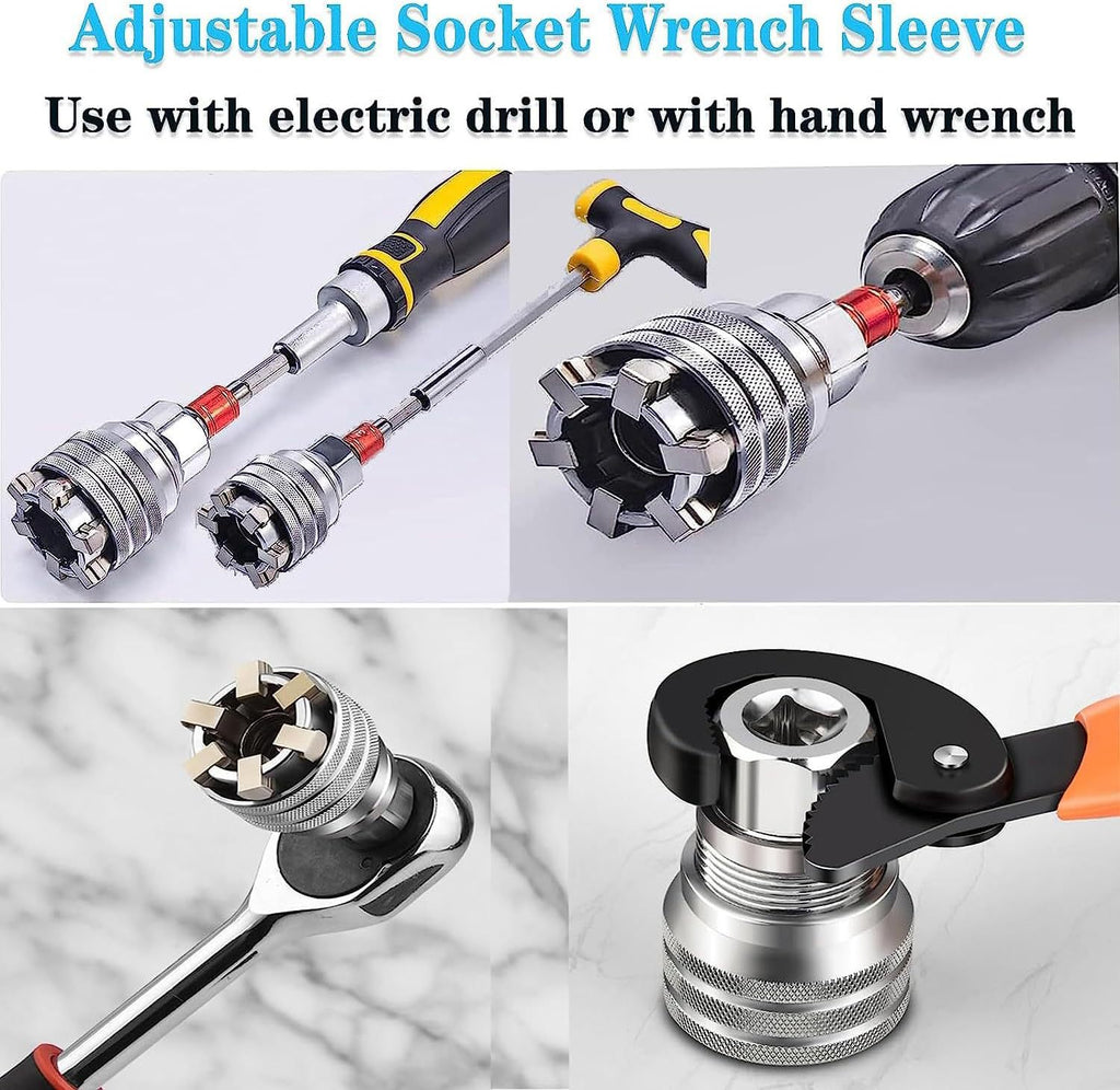Multi-functional adjustable magic electric wrench