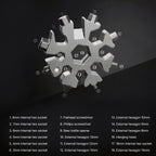 18-in-1 Multi-Function Hex Star Snowflake Wrench