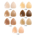 7 Colors Triangle Silicone Bra Pads (8–10 cm) | Waterproof Adhesive Nipple Covers for Bikini & Swimwear | Invisible Breast Pasties