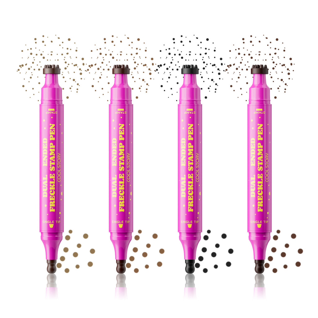 Natural Freckle Stamp Pen | Waterproof Long-Lasting Faux Freckle Makeup Pen for Natural Look
