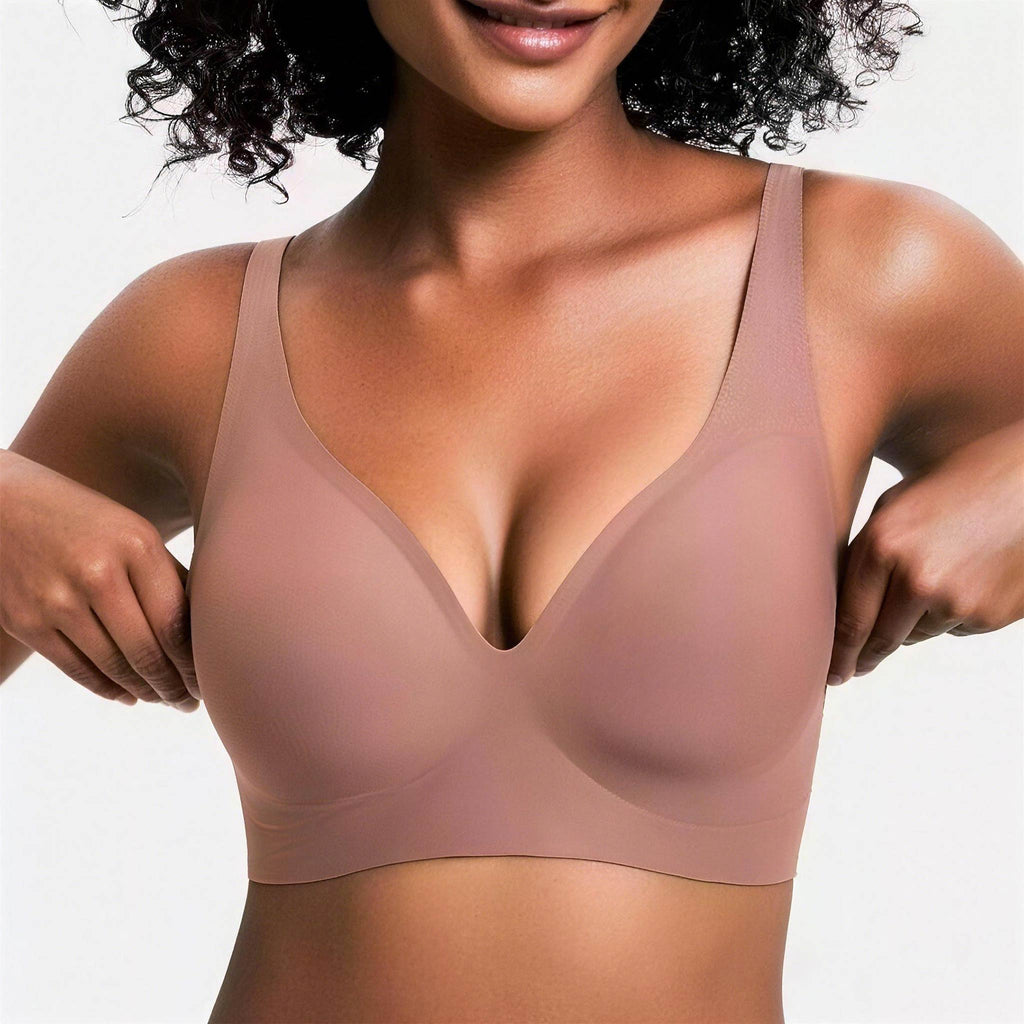 Plus Size Leopard Print Push-Up Bra | Sexy Backless Comfortable Breathable Bra | Minimalist Everyday Lingerie