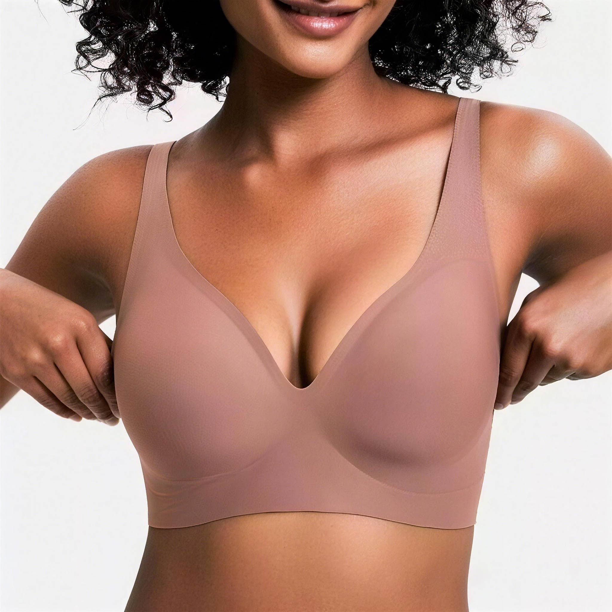 Plus Size Leopard Print Push-Up Bra | Sexy Backless Comfortable Breathable Bra | Minimalist Everyday Lingerie