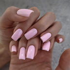 Solid Color Short Press-On Nails
