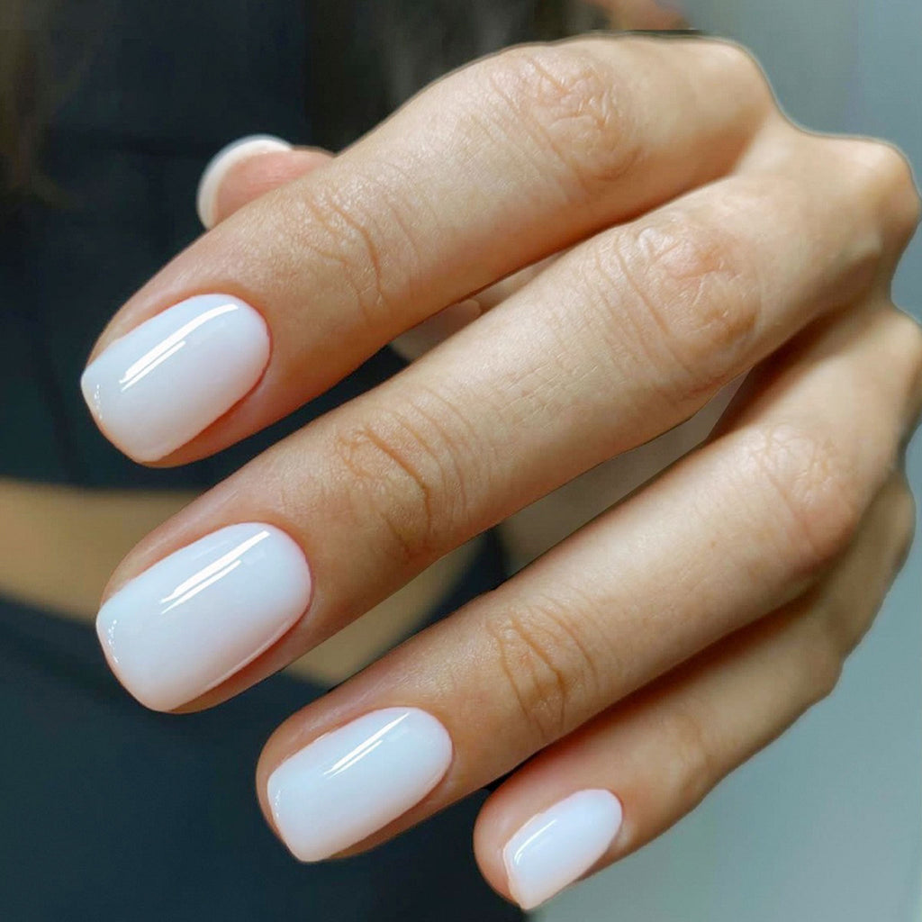 Solid Color Short Press-On Nails