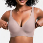 Plus Size Leopard Print Push-Up Bra | Sexy Backless Comfortable Breathable Bra | Minimalist Everyday Lingerie