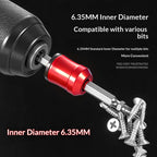 Aluminum Alloy Magnetic Bit Magnetizer/Demagnetizer | Strong Magnetic Screwdriver Bit Holder & Enhancer