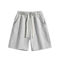 Women's Solid Color Drawstring Sweat Shorts | Loose-Fit Casual Athletic Shorts with Pockets