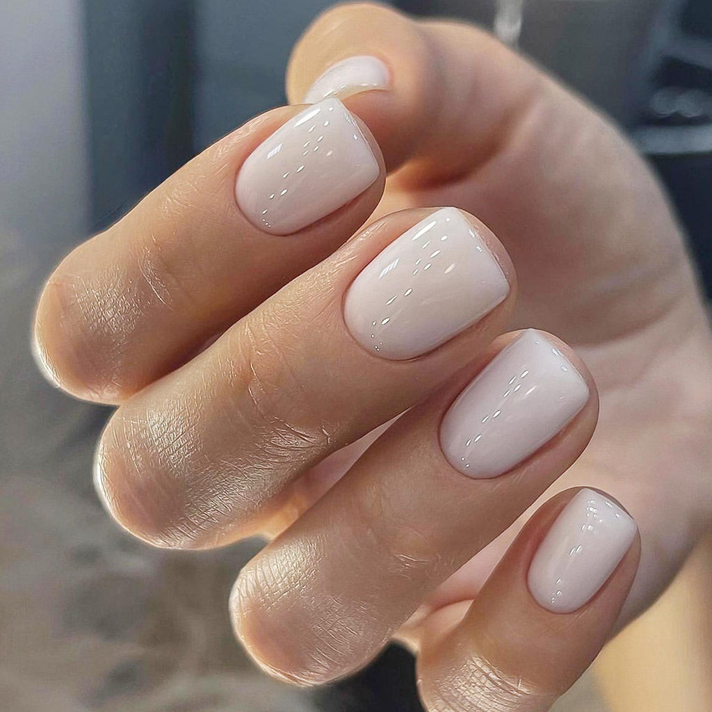 Solid Color Short Press-On Nails