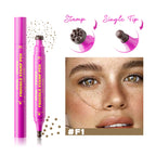 Natural Freckle Stamp Pen | Waterproof Long-Lasting Faux Freckle Makeup Pen for Natural Look