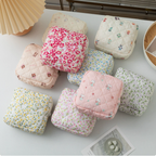 Mini Square Makeup Bag | Lightweight Travel Cosmetic Pouch