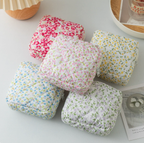 Mini Square Makeup Bag | Lightweight Travel Cosmetic Pouch