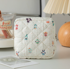 Mini Square Makeup Bag | Lightweight Travel Cosmetic Pouch