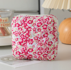 Mini Square Makeup Bag | Lightweight Travel Cosmetic Pouch