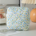 Mini Square Makeup Bag | Lightweight Travel Cosmetic Pouch