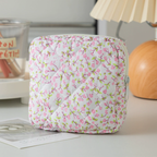 Mini Square Makeup Bag | Lightweight Travel Cosmetic Pouch