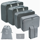 7-Piece Travel Bottles & Toiletry Organizer Set | Leakproof Cosmetic Travel Kit