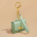 Mini PU Leather Keychain Coin Pouch