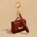 Mini PU Leather Keychain Coin Pouch