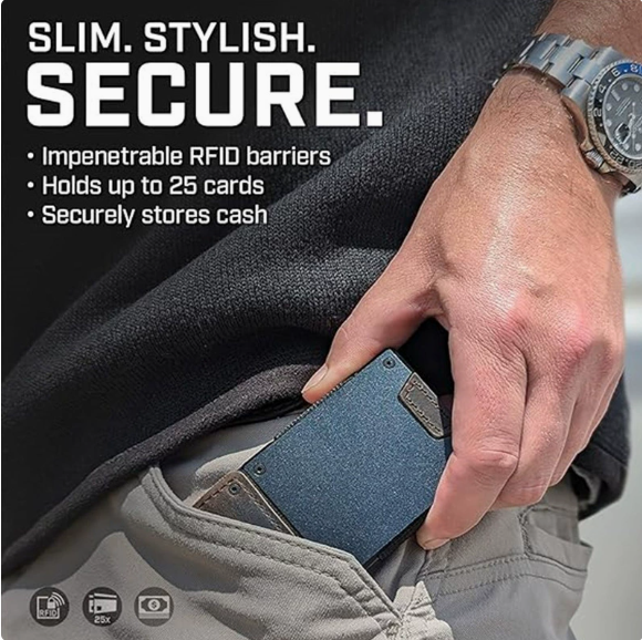 Tactical Metal Card Holder Wallet