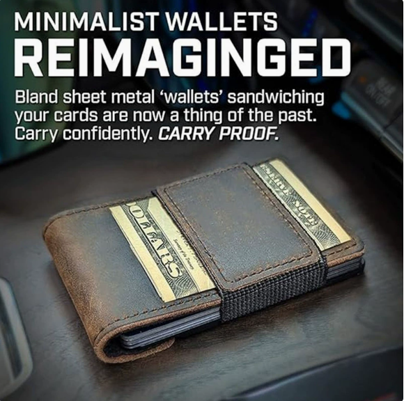 Tactical Metal Card Holder Wallet
