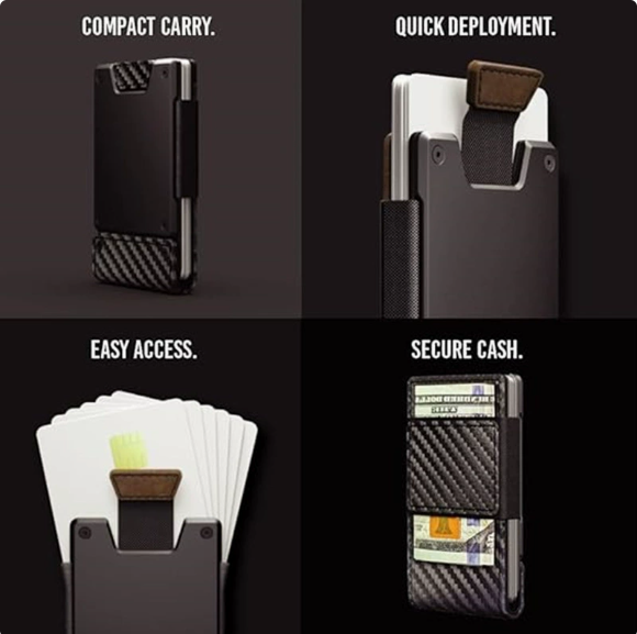 Tactical Metal Card Holder Wallet