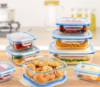 Glass Food Storage Container Set