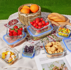 Glass Food Storage Container Set