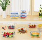 Glass Food Storage Container Set